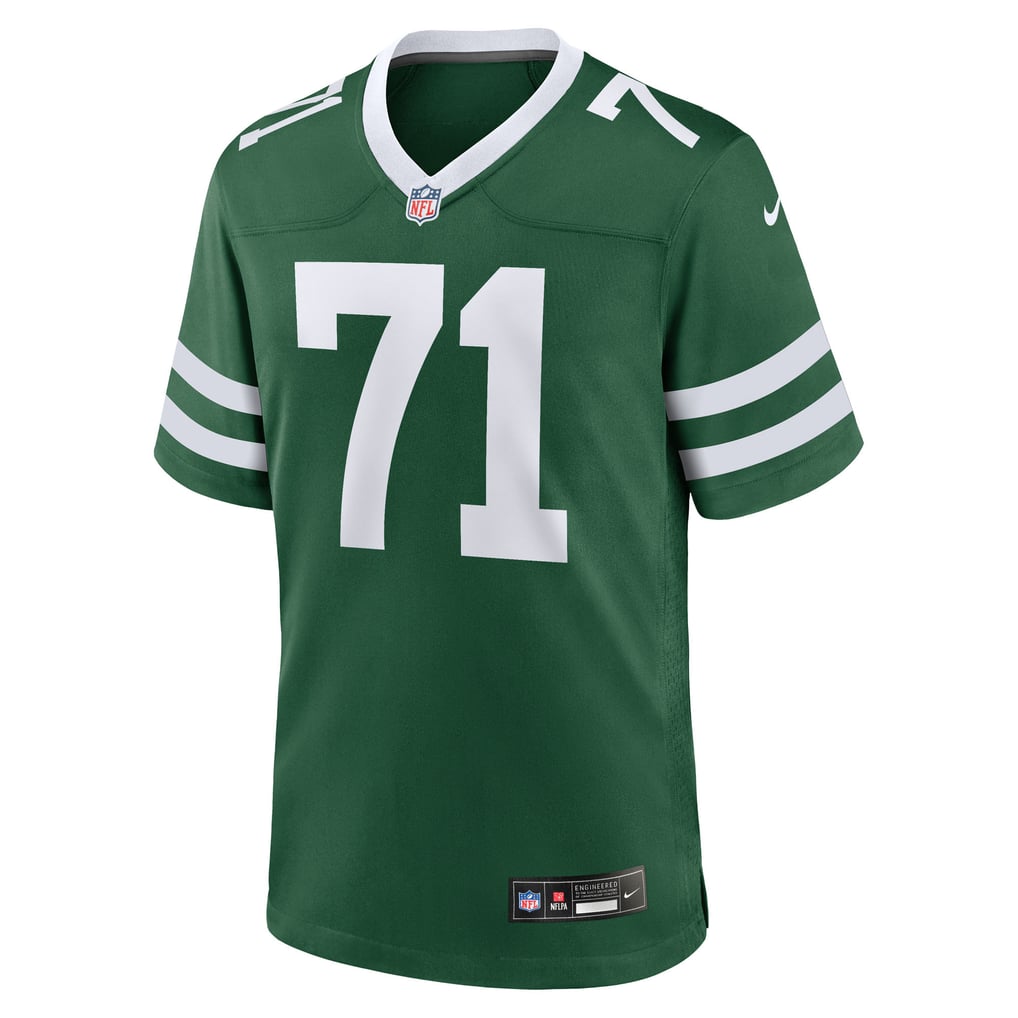 Men's New York Jets Josh Myers Nike Legacy Green Team Game Jersey - Image 3