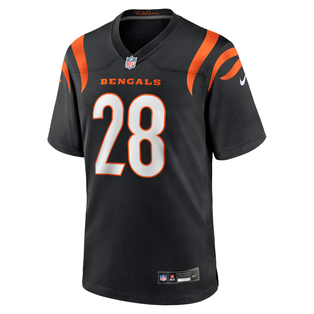 Men's Cincinnati Bengals Josh Newton Nike Black Game Jersey - Image 3