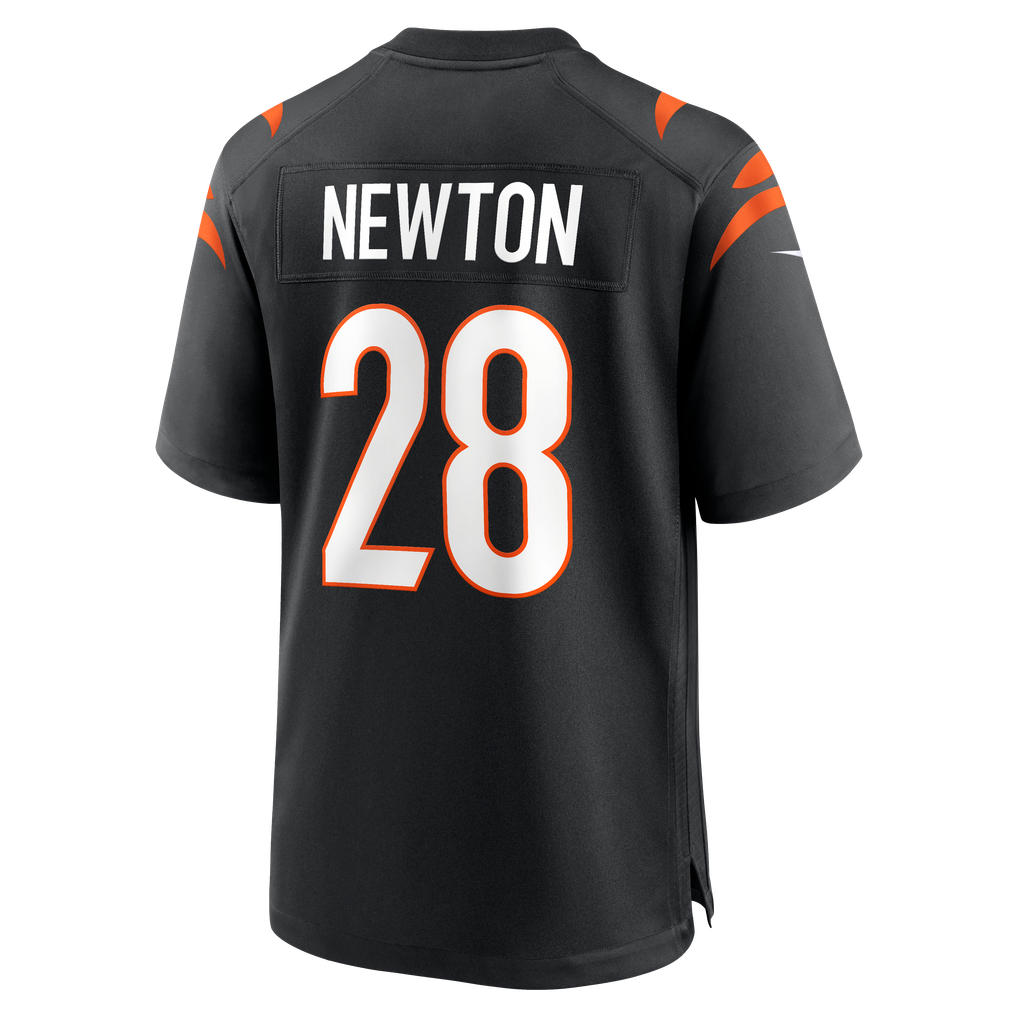 Men's Cincinnati Bengals Josh Newton Nike Black Game Jersey - Image 4