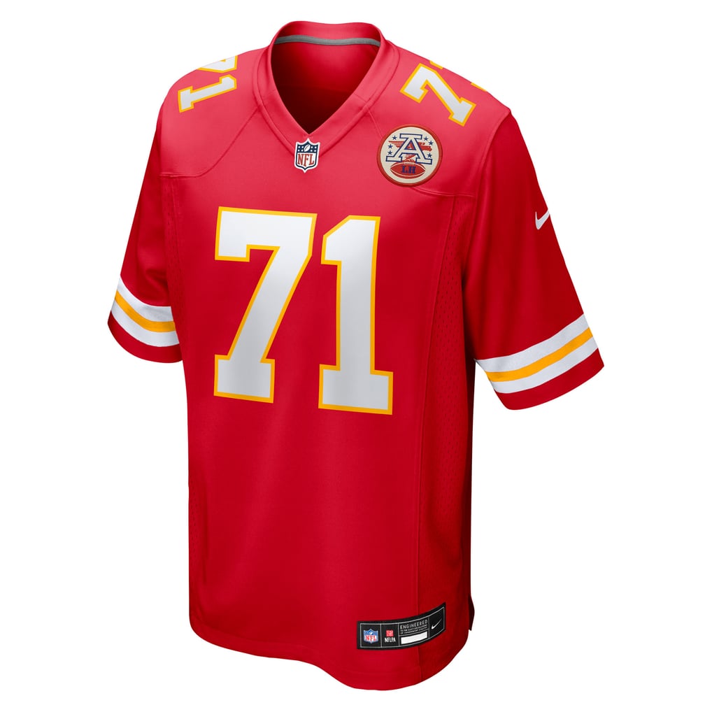 Men's Kansas City Chiefs Josh Simmons Nike Red Game Jersey - Image 3