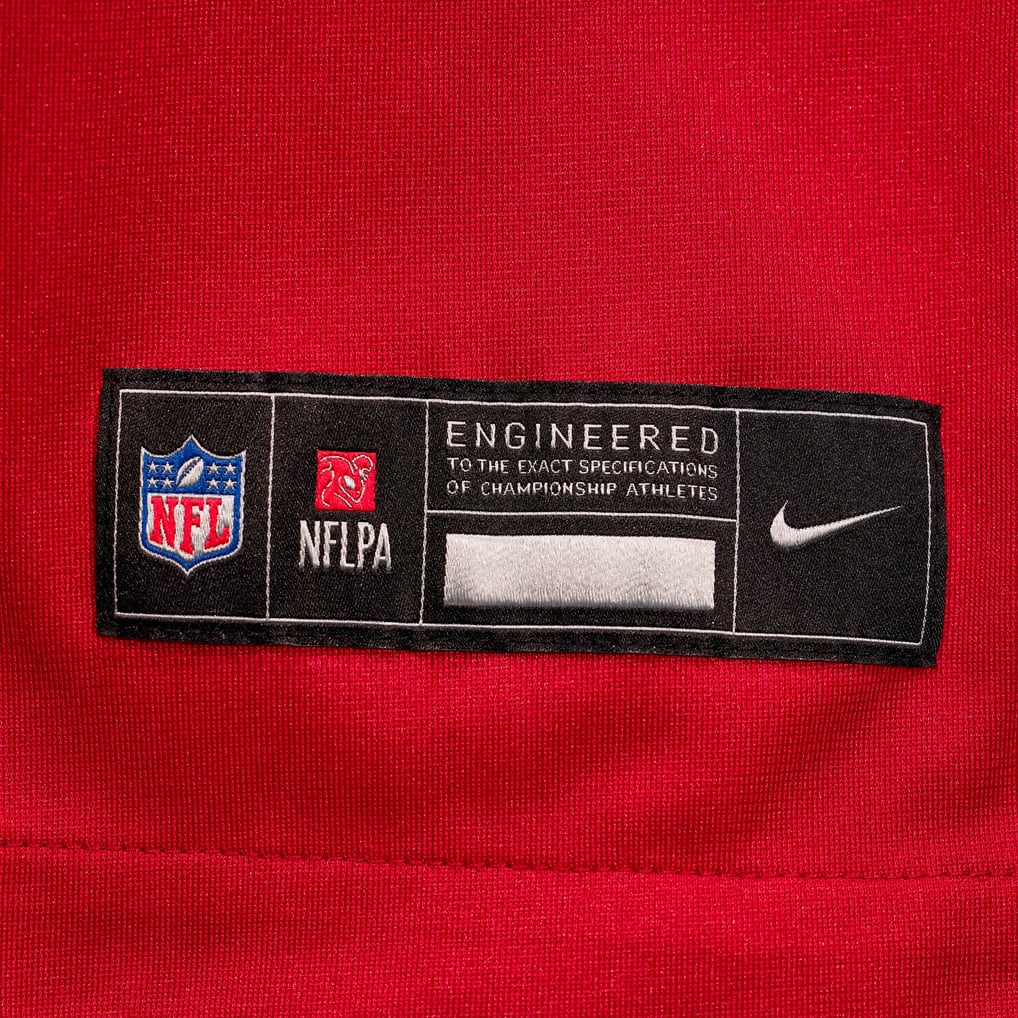 Men's Kansas City Chiefs Josh Simmons Nike Red Game Jersey - Image 7