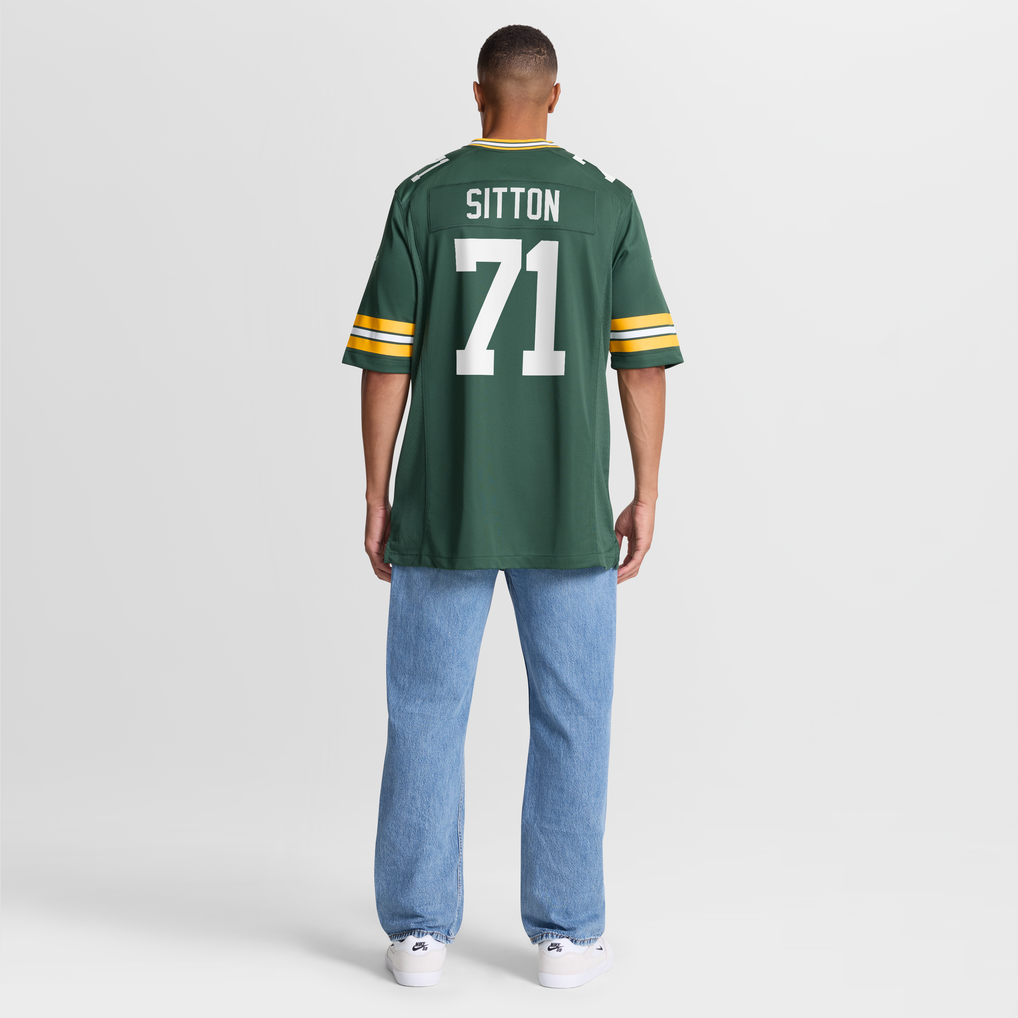 Men's Green Bay Packers Josh Sitton Nike Green Retired Game Jersey - Image 9