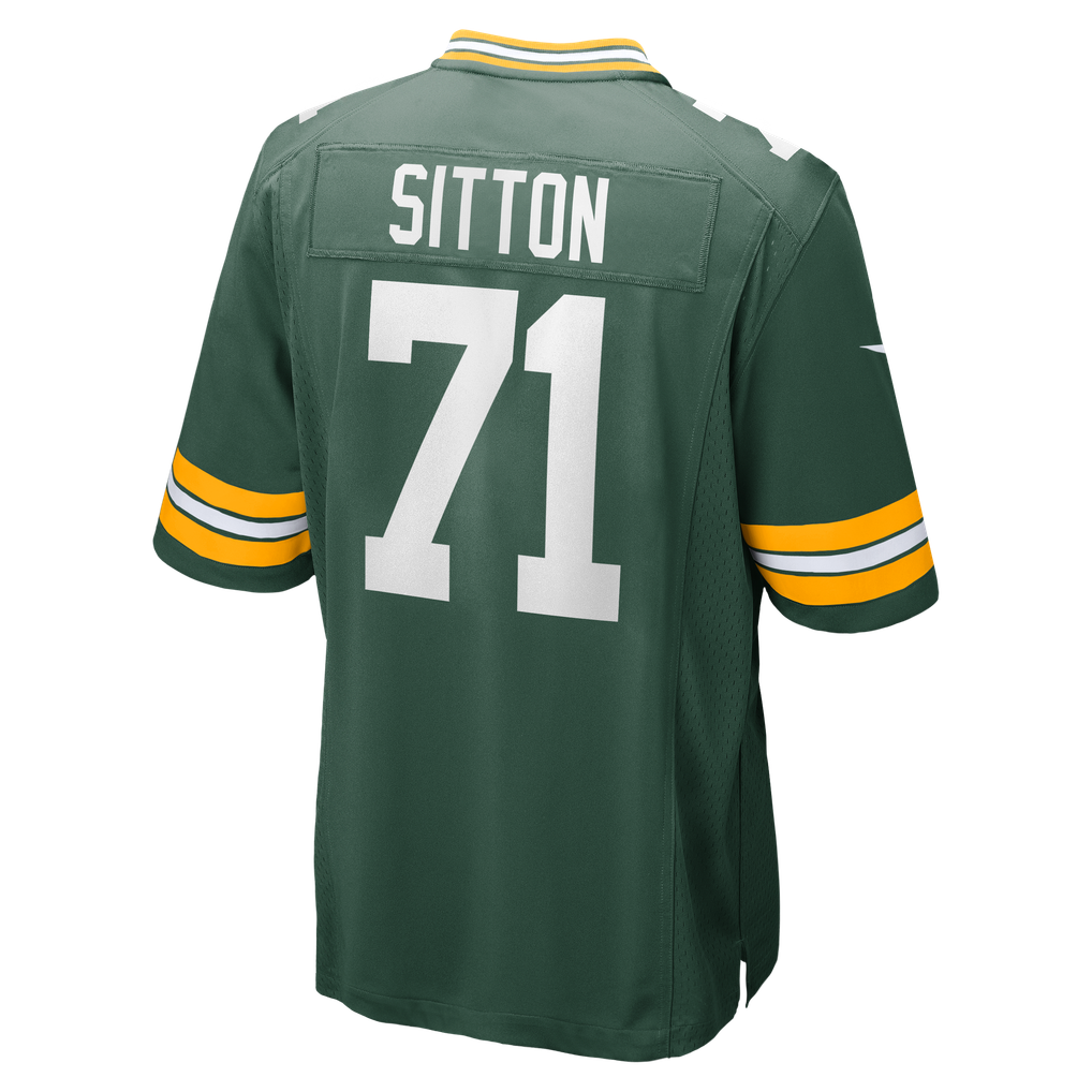Men's Green Bay Packers Josh Sitton Nike Green Retired Game Jersey - Image 4