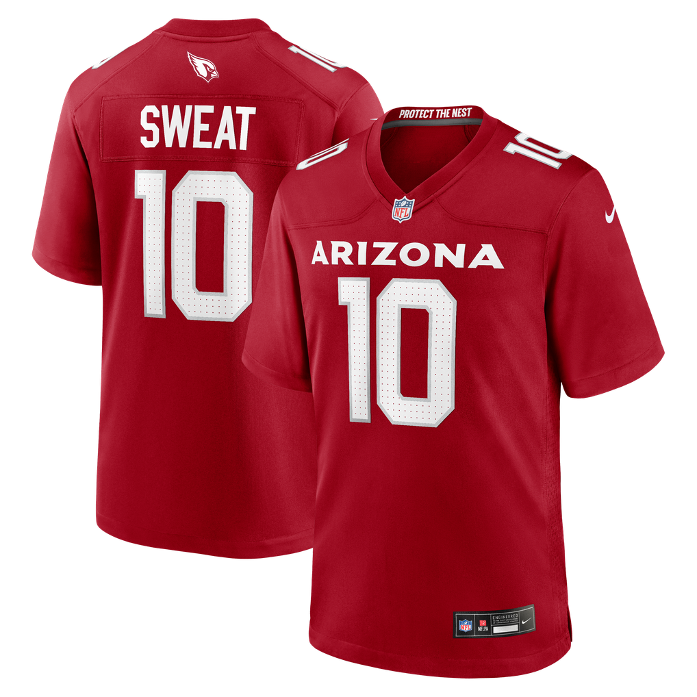 Men's Arizona Cardinals Josh Sweat Nike Cardinal Game Player Jersey - Image 1