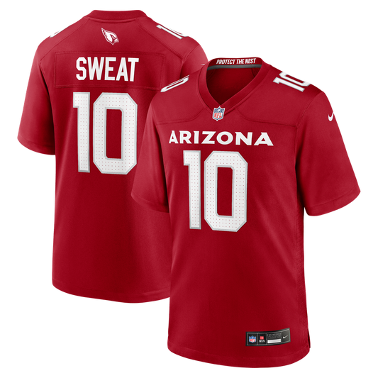 Men's Arizona Cardinals Josh Sweat Nike Cardinal Game Player Jersey - Image 1