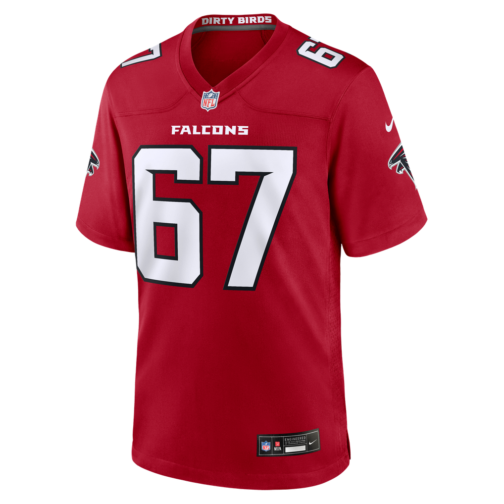 Men's Atlanta Falcons Josh Thompson Nike Red Team Game Jersey