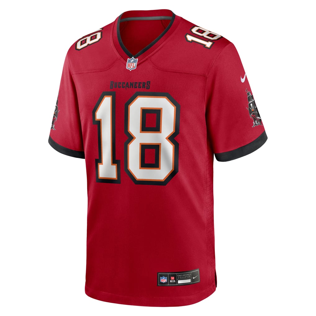 Men's Tampa Bay Buccaneers Josh Williams Nike  Red Team Game Jersey - Image 3