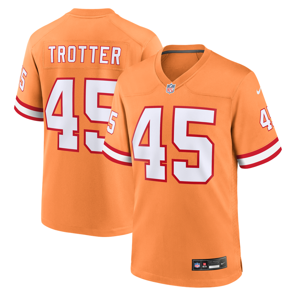 Men's Tampa Bay Buccaneers Josiah Trotter Nike Creamsicle Alternate  Game Jersey - Image 2