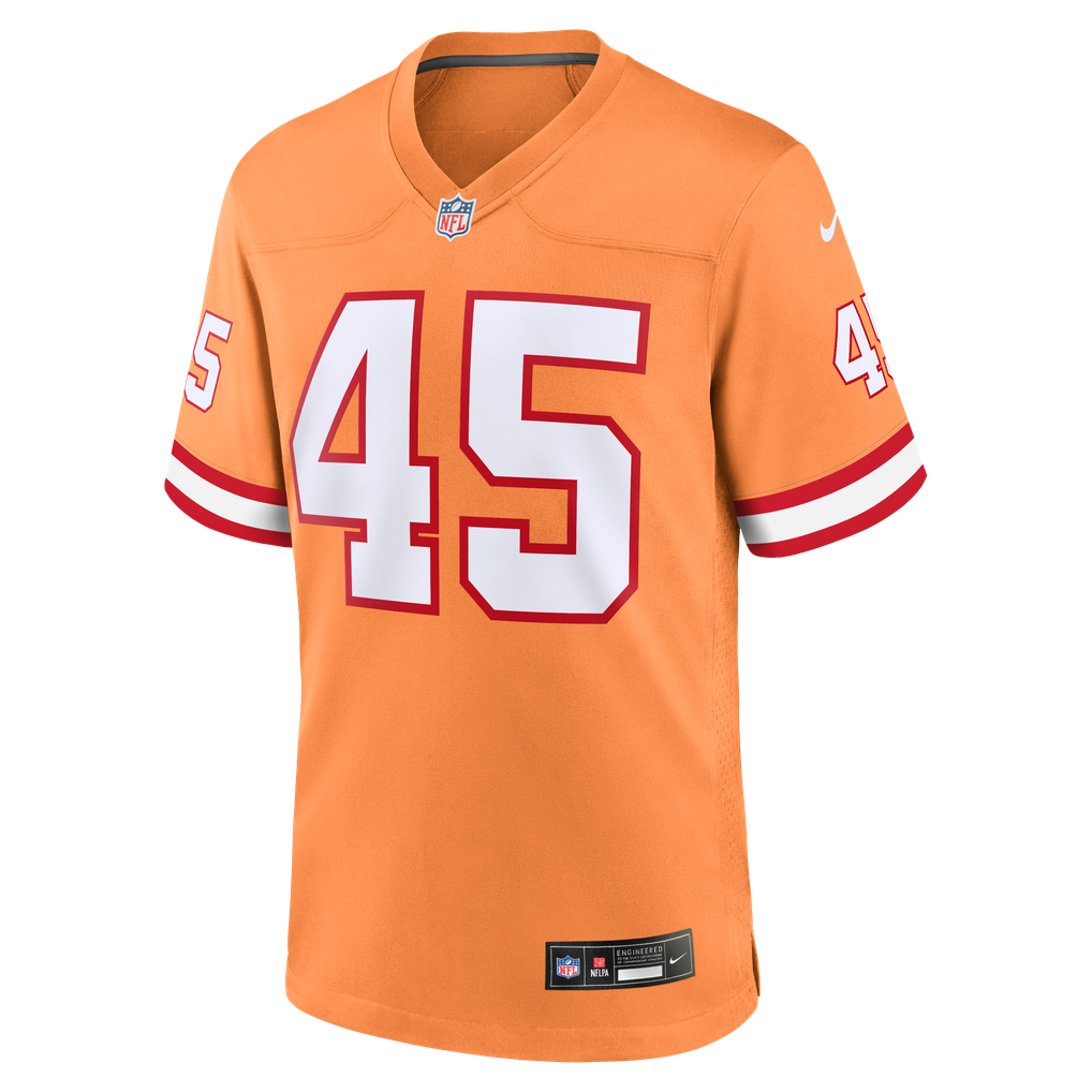 Men's Tampa Bay Buccaneers Josiah Trotter Nike Creamsicle Alternate  Game Jersey - Image 3