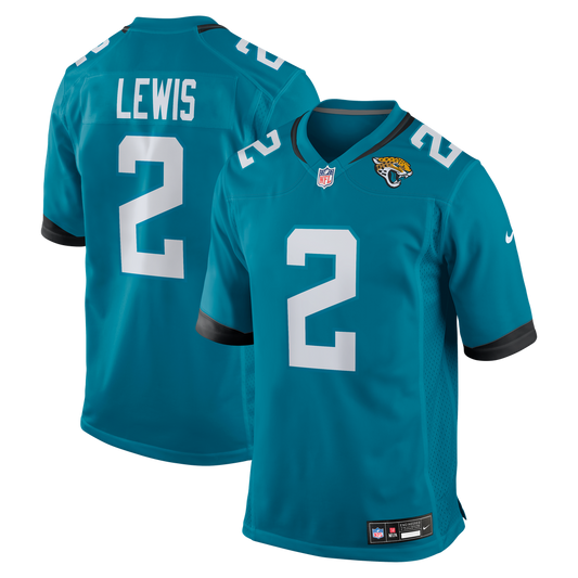 Men's Jacksonville Jaguars Jourdan Lewis Nike  Teal Team Game Jersey - Image 1