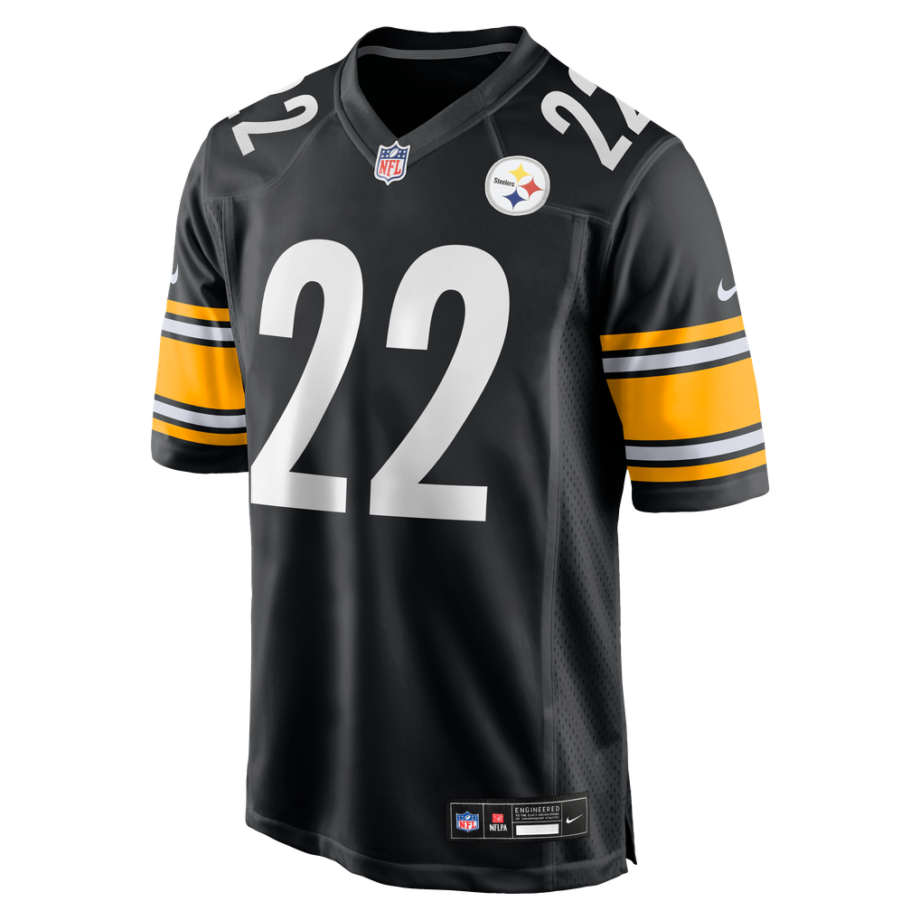 Men's Pittsburgh Steelers Juan Thornhill Nike  Black Team Game Jersey - Image 3