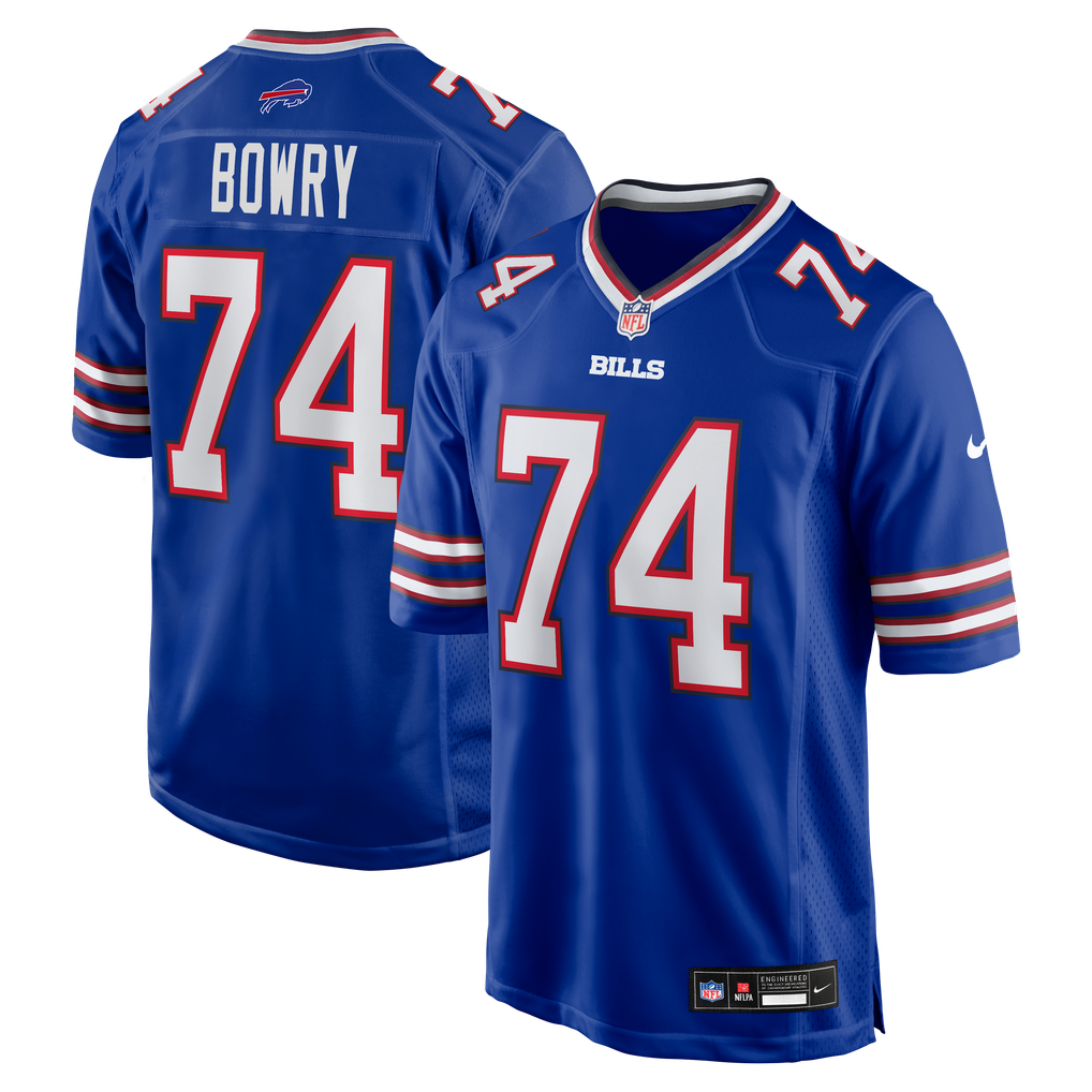 Men's Buffalo Bills Jude Bowry Nike Royal Team Game Jersey - Image 2