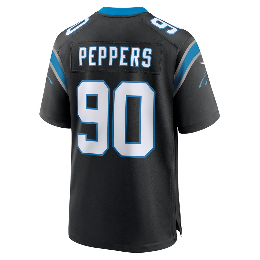 Men's Carolina Panthers Julius Peppers Nike Black Retired Player Game Jersey - Image 4