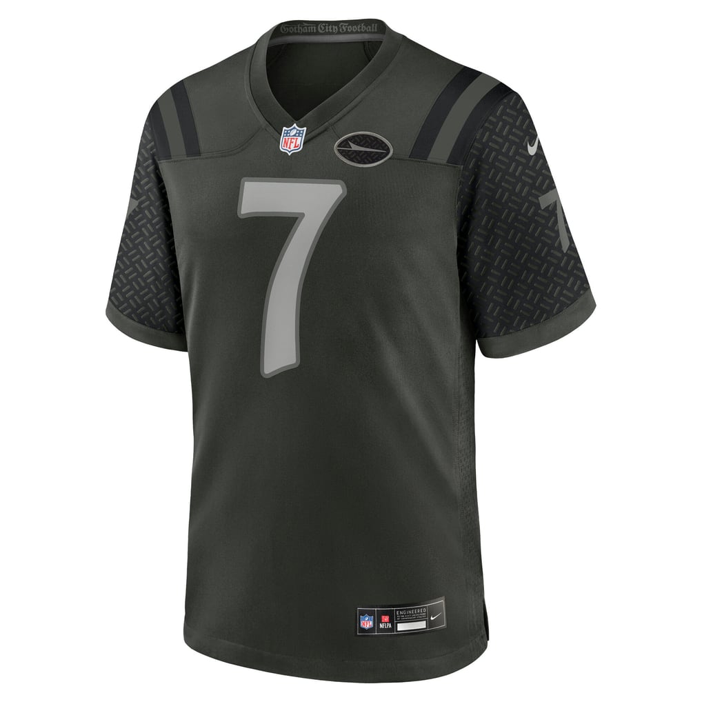 Men's New York Jets Justin Fields Nike Gotham Green 2025 Rivalries Collection Game Jersey - Image 3