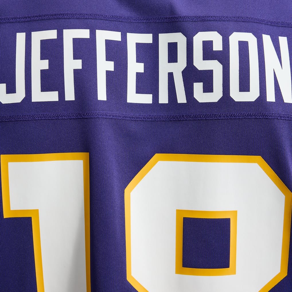 Men's Minnesota Vikings Justin Jefferson Nike Purple Classic Player Game Jersey - Image 16