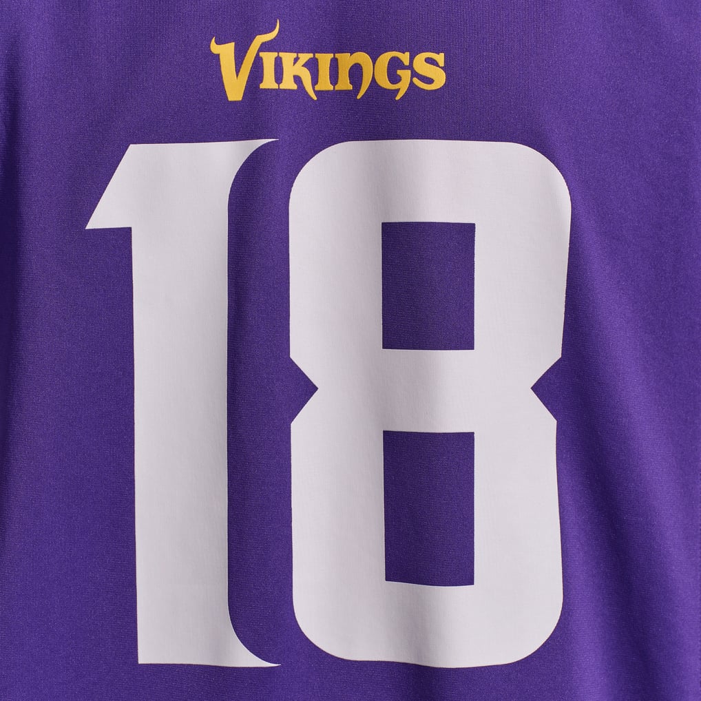 Men's Minnesota Vikings Justin Jefferson Nike Purple Player Game Jersey - Image 11