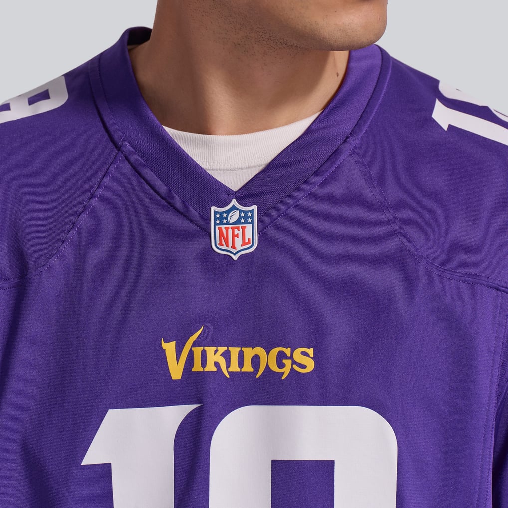 Men's Minnesota Vikings Justin Jefferson Nike Purple Player Game Jersey - Image 9