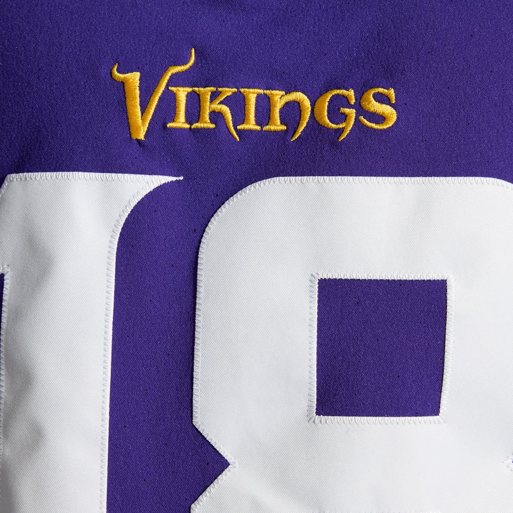 Men's Minnesota Vikings Justin Jefferson Nike Purple Team Vapor F.U.S.E. Elite Jersey - Image 12