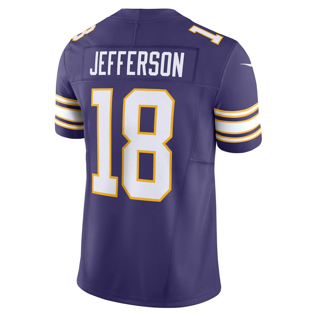 Men's Minnesota Vikings Justin Jefferson Nike Purple Vapor F.U.S.E. Limited Jersey - Image 4