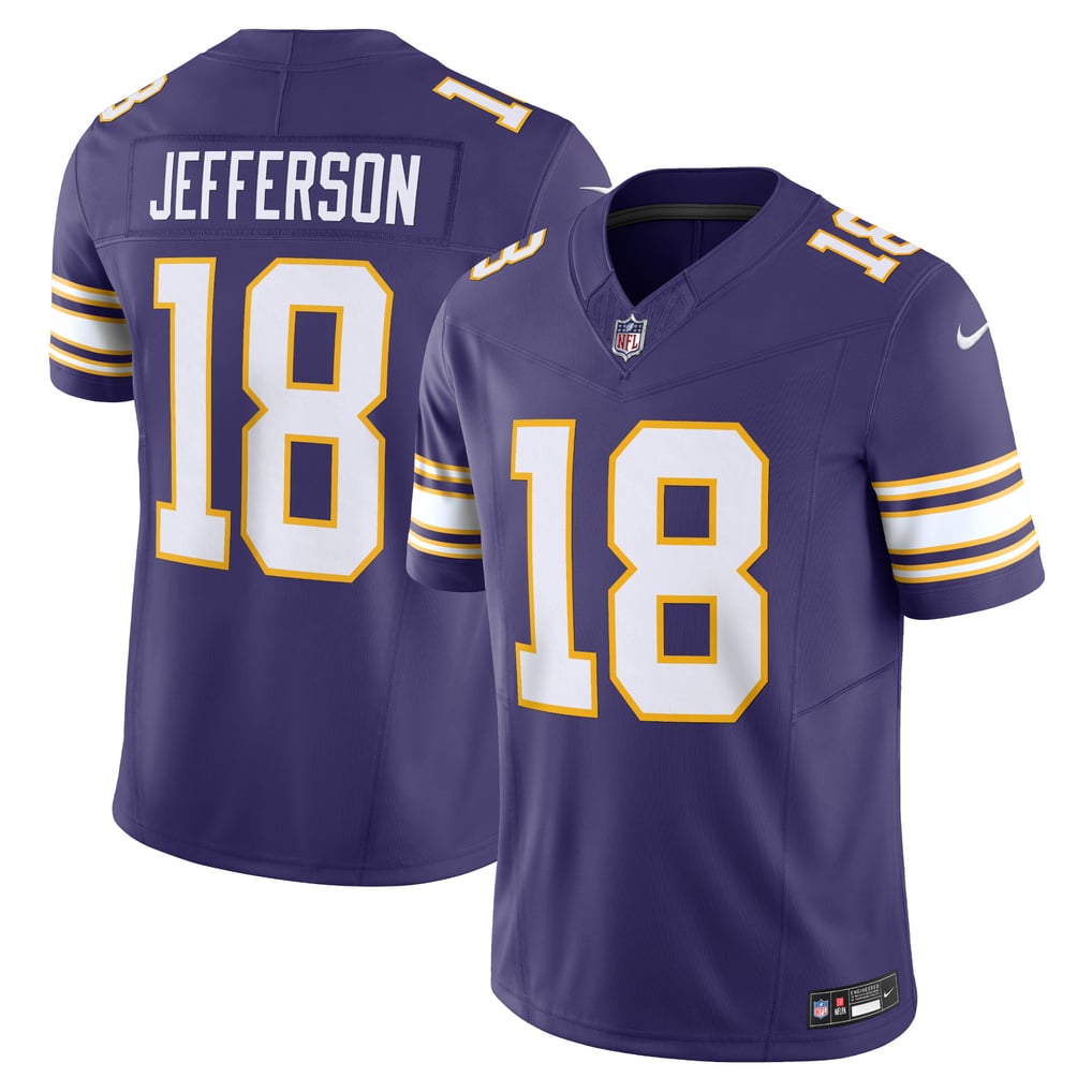 Men's Minnesota Vikings Justin Jefferson Nike Purple Vapor F.U.S.E. Limited Jersey - Image 1
