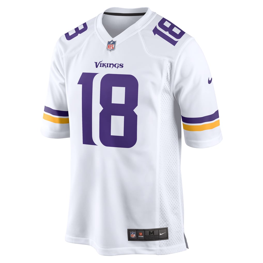 Men's Minnesota Vikings Justin Jefferson Nike White Game Player Jersey - Image 3