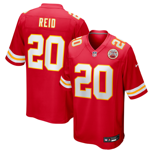 Men's Kansas City Chiefs Justin Reid Nike Red Game Jersey - Image 1
