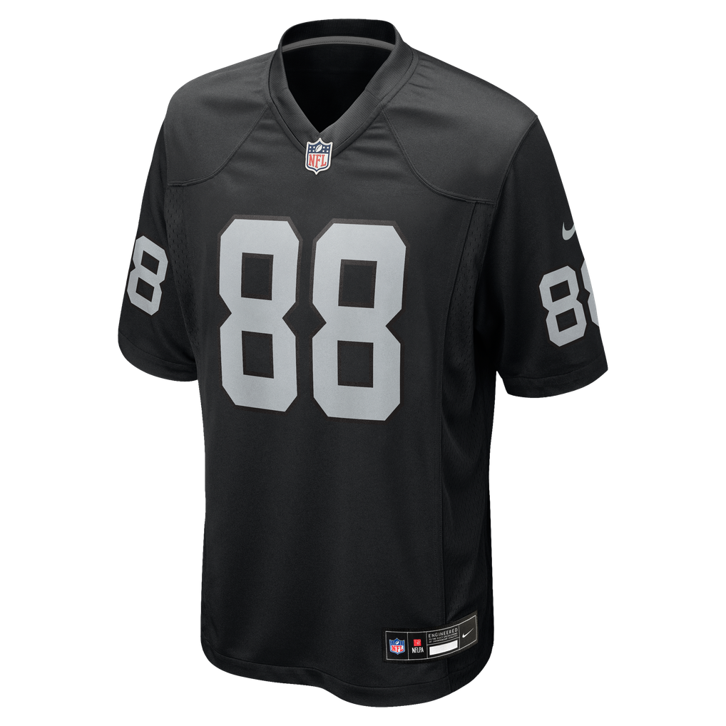 Men's Las Vegas Raiders Justin Shorter Nike  Black Team Game Jersey - Image 3