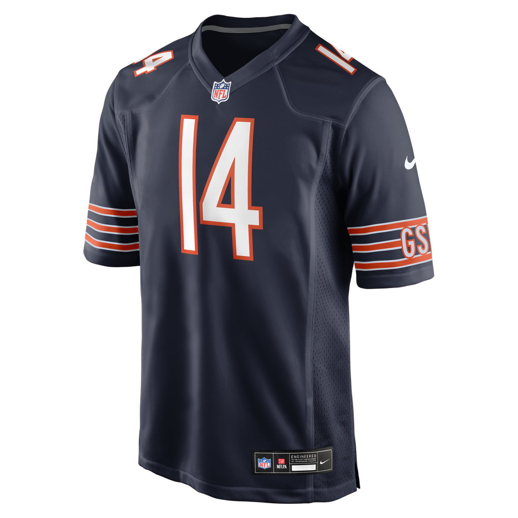 Men's Chicago Bears Kalif Raymond Nike Navy Team Game Jersey - Image 3