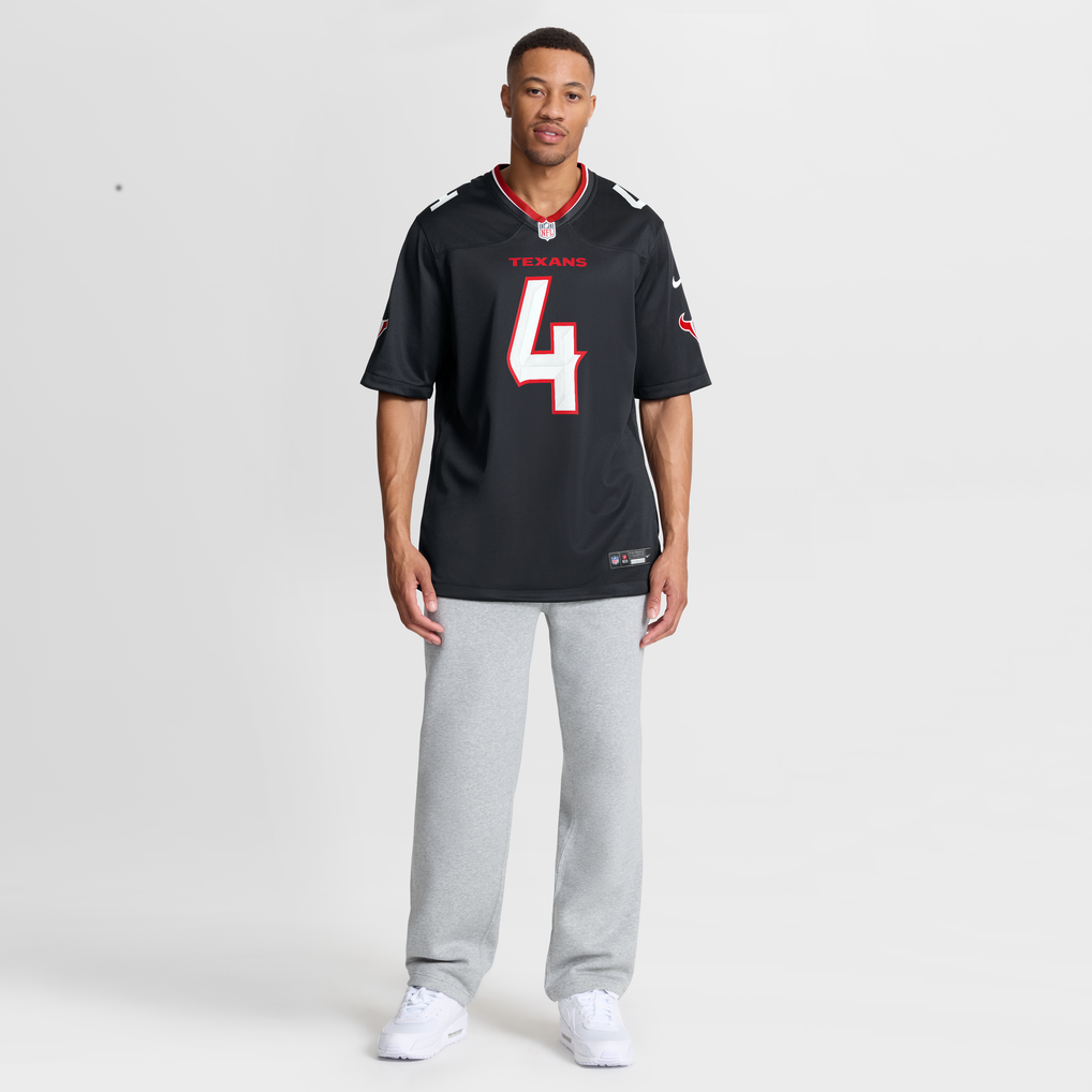 Men's Houston Texans Kamari Lassiter Nike  Navy Team Game Jersey - Image 8