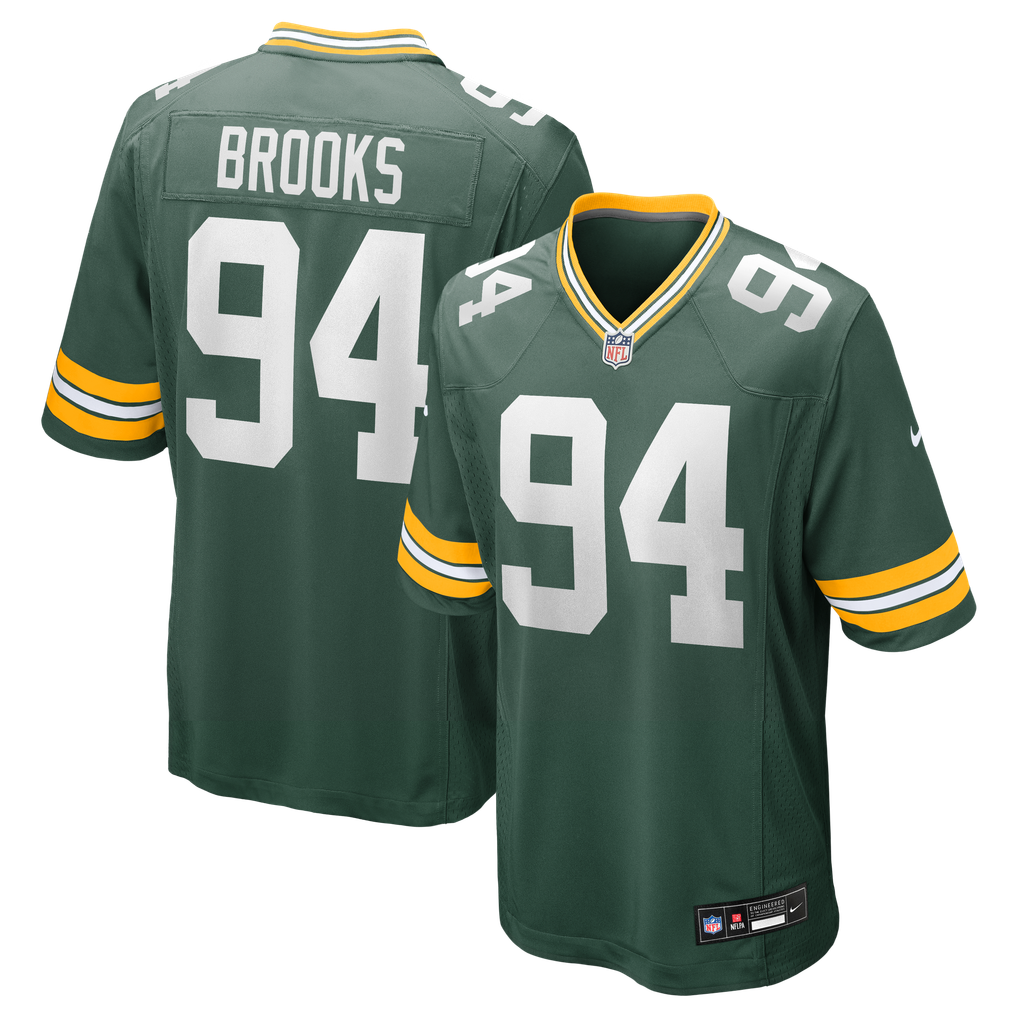 Men's Green Bay Packers Karl Brooks Nike  Green  Game Jersey - Image 2