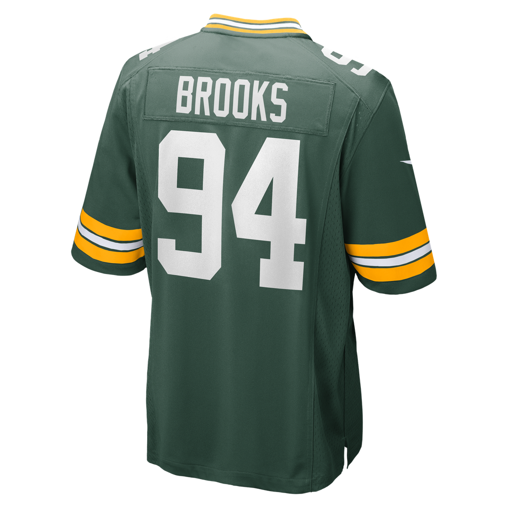 Men's Green Bay Packers Karl Brooks Nike  Green  Game Jersey - Image 4