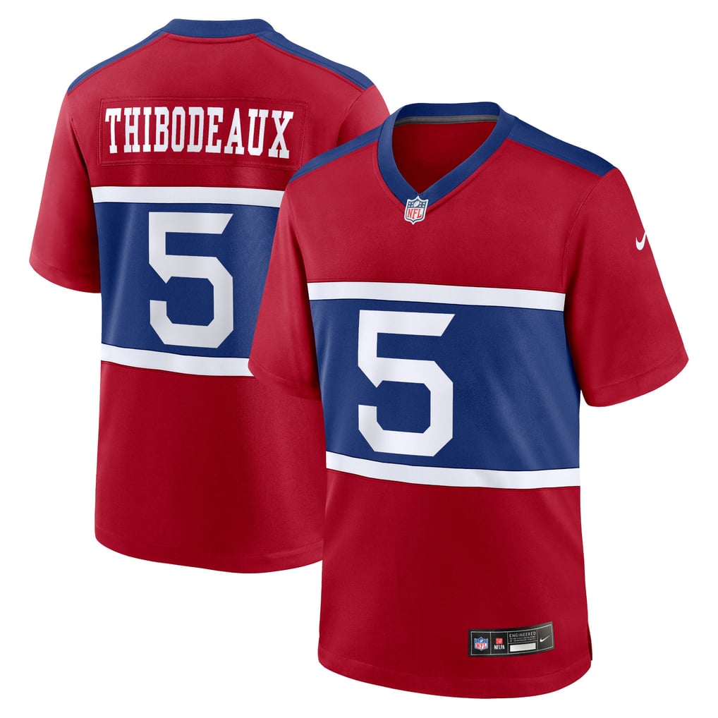 Men's New York Giants Kayvon Thibodeaux Nike Century Red Alternate Player Game Jersey - Image 2