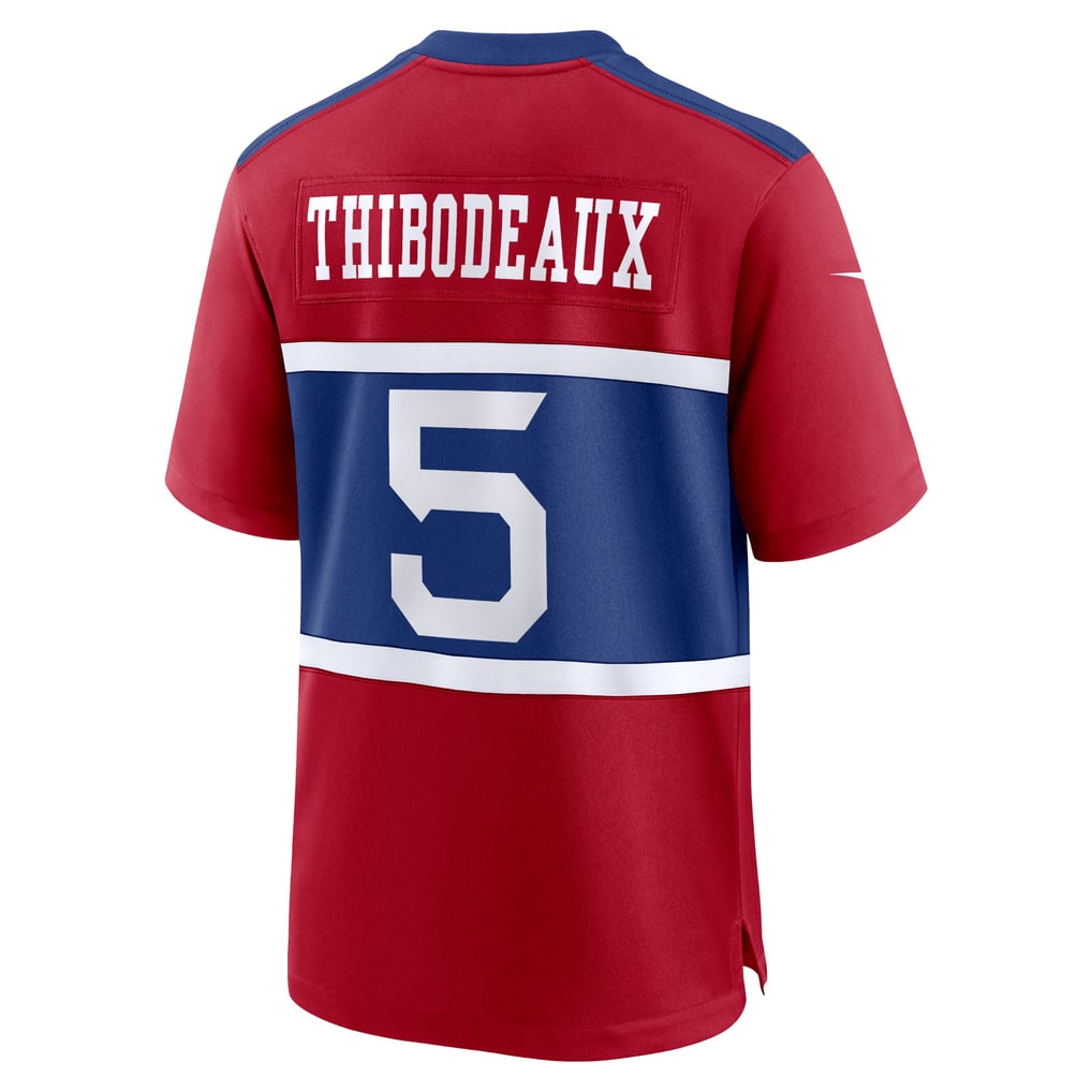 Men's New York Giants Kayvon Thibodeaux Nike Century Red Alternate Player Game Jersey - Image 4