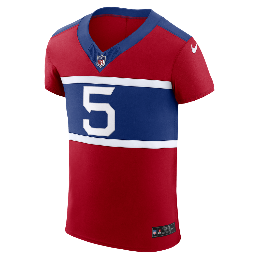 Men's New York Giants Kayvon Thibodeaux Nike Red Alternate Vapor F.U.S.E. Elite Jersey - Image 7