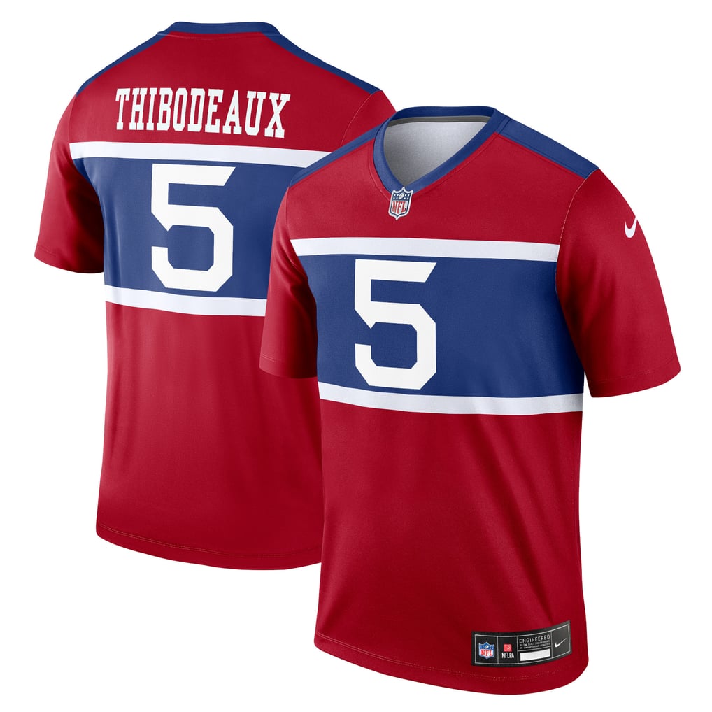 Men's New York Giants Kayvon Thibodeaux Nike Red Legend Player Performance Top - Image 1