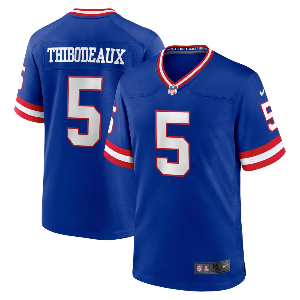 Men's New York Giants Kayvon Thibodeaux Nike Royal Classic Player Game Jersey - Image 2