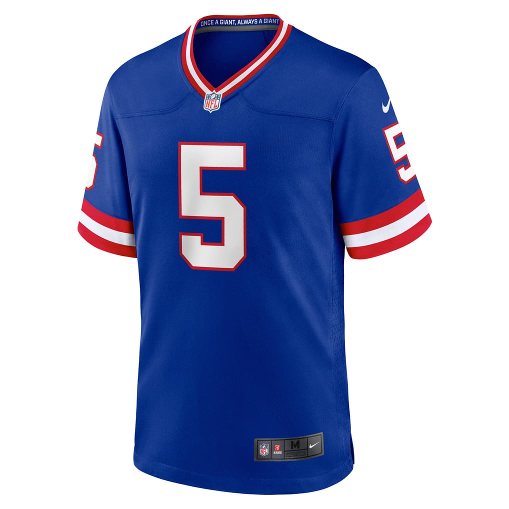 Men's New York Giants Kayvon Thibodeaux Nike Royal Classic Player Game Jersey - Image 3