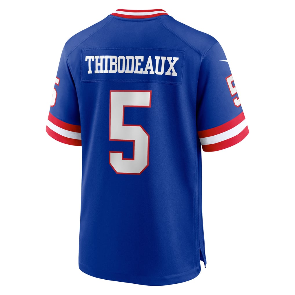 Men's New York Giants Kayvon Thibodeaux Nike Royal Classic Player Game Jersey - Image 4