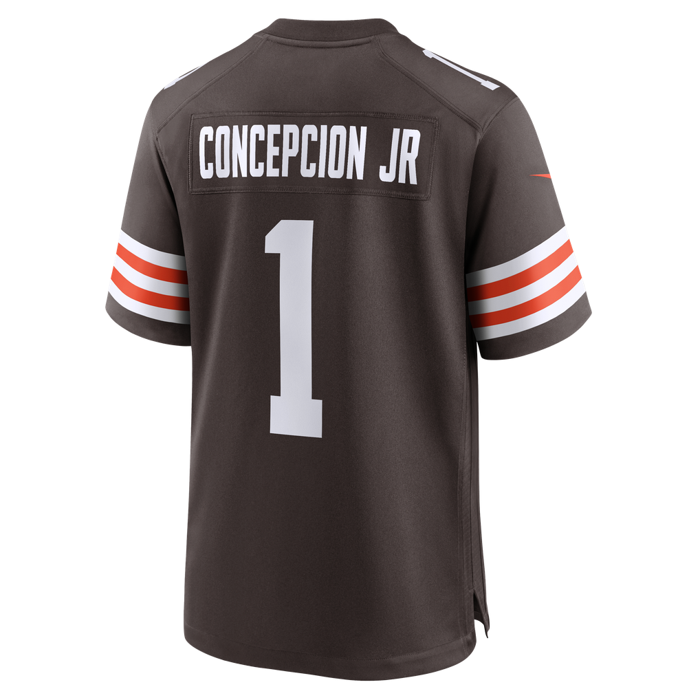 Men's Cleveland Browns KC Concepcion Jr. Nike Brown Team Game Jersey - Image 4