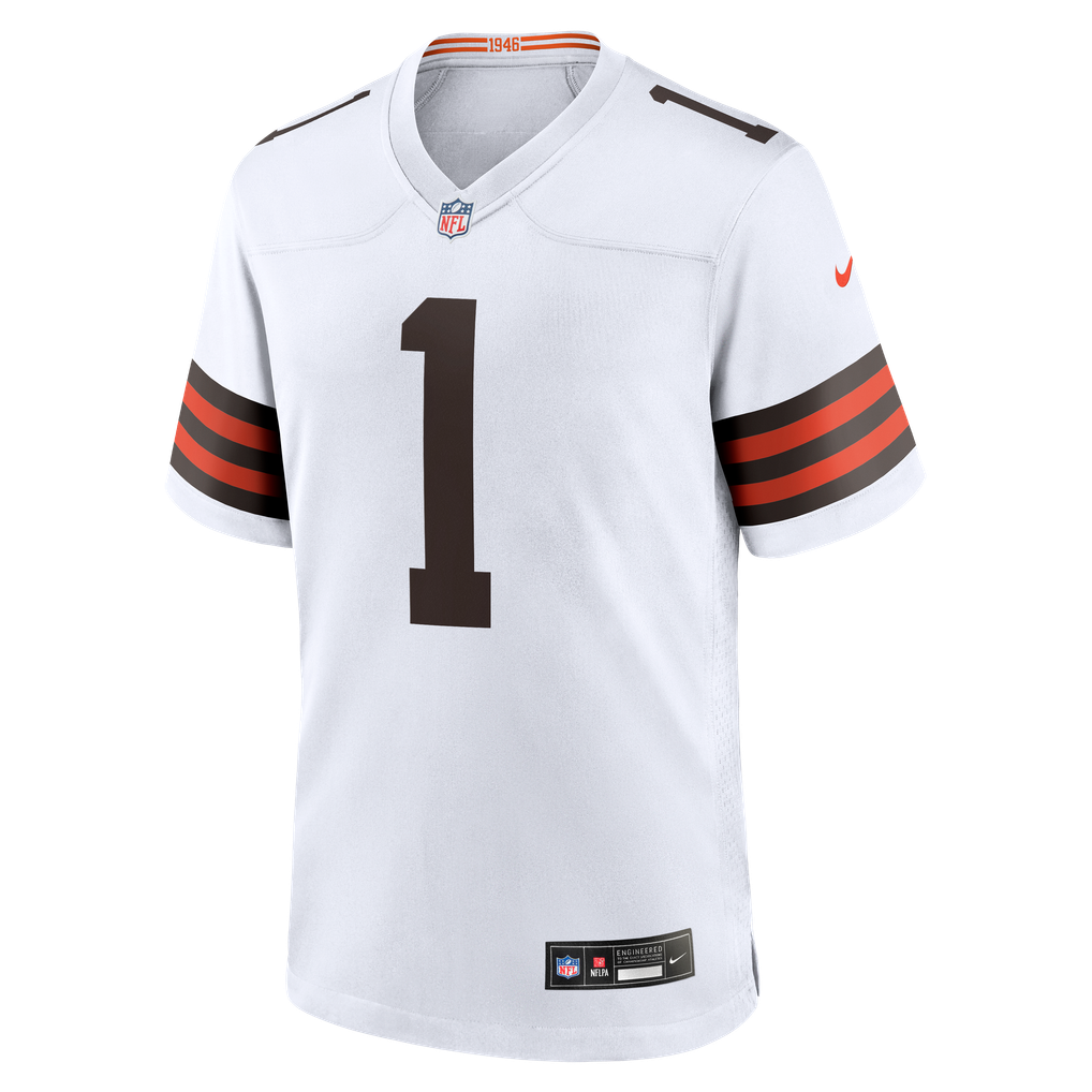 Men's Cleveland Browns KC Concepcion Jr. Nike White Game Jersey - Image 3