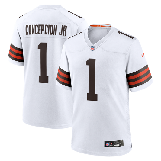 Men's Cleveland Browns KC Concepcion Jr. Nike White Game Jersey - Image 1