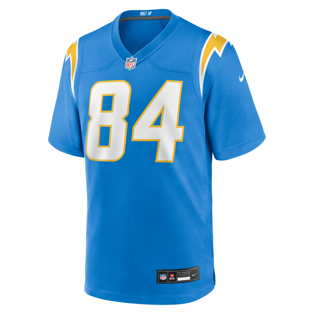 Men's Los Angeles Chargers KeAndre Lambert-Smith Nike  Powder Blue Team Game Jersey - Image 3