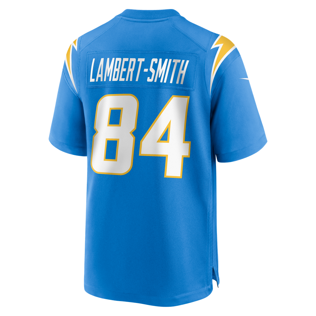 Men's Los Angeles Chargers KeAndre Lambert-Smith Nike  Powder Blue Team Game Jersey - Image 4