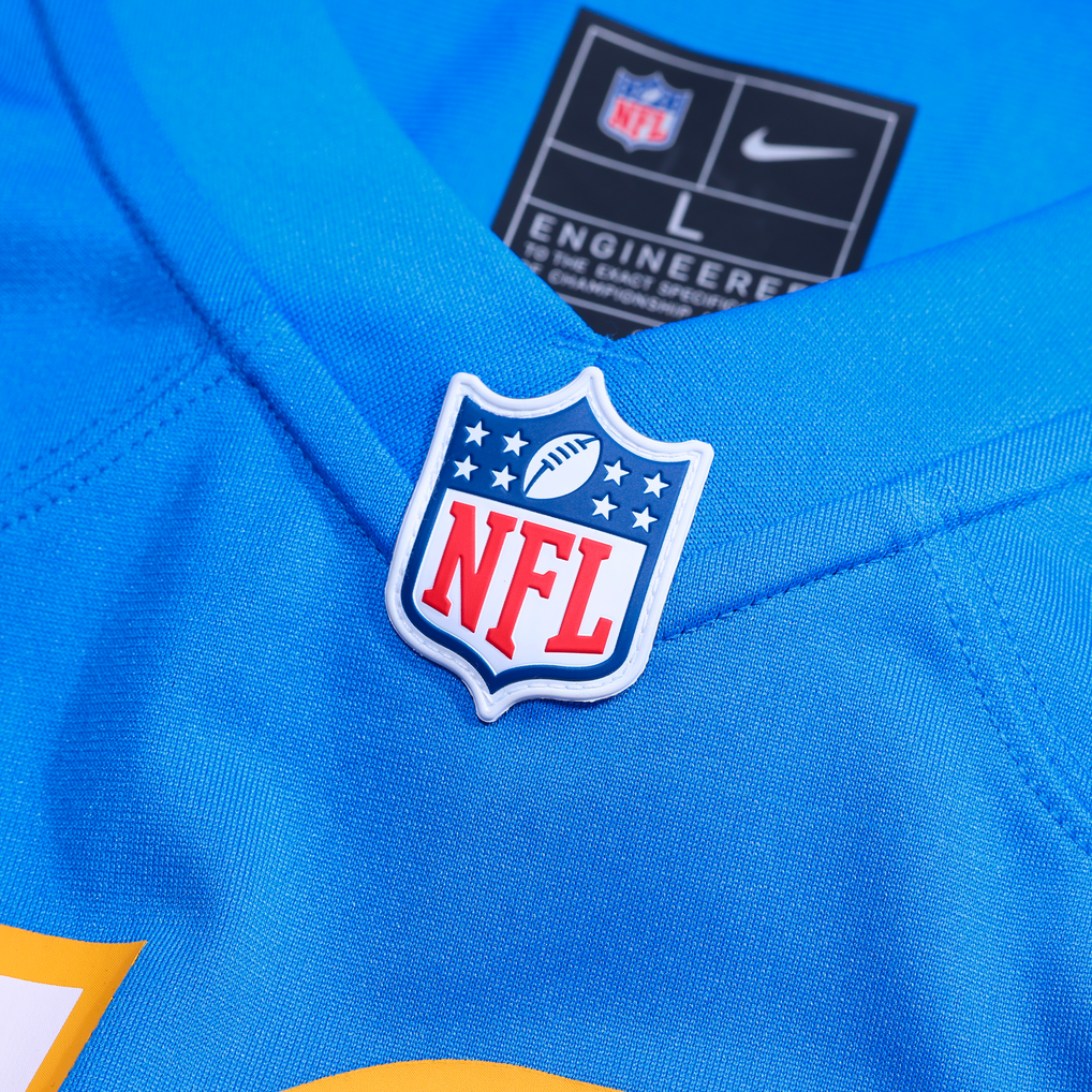 Men's Los Angeles Chargers KeAndre Lambert-Smith Nike  Powder Blue Team Game Jersey - Image 5