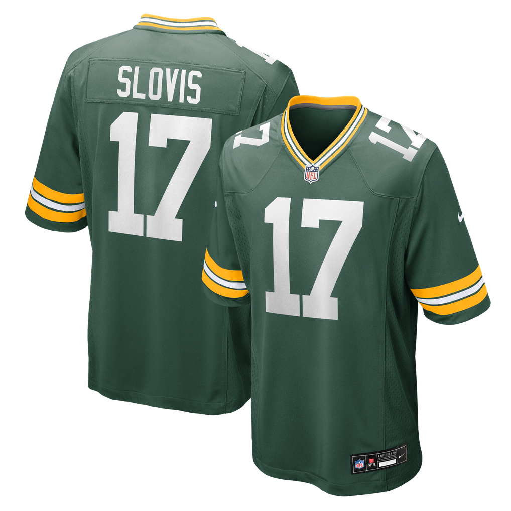Men's Green Bay Packers Kedon Slovis Nike Green Team Game Jersey - Image 2