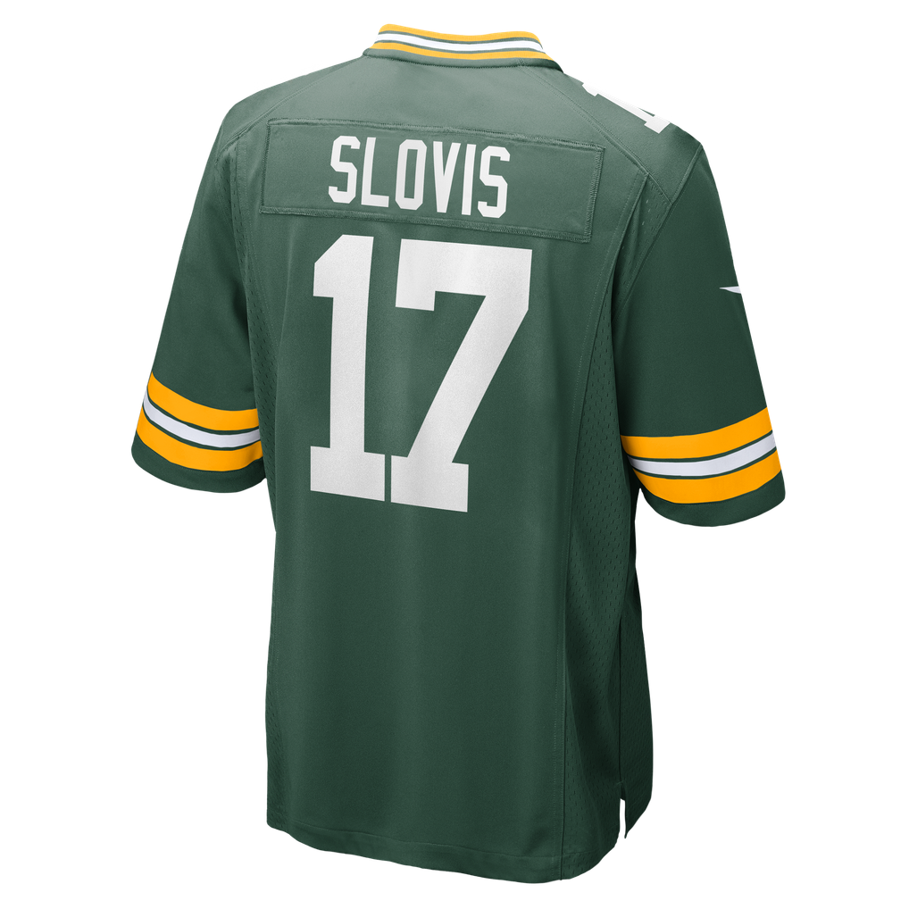 Men's Green Bay Packers Kedon Slovis Nike Green Team Game Jersey - Image 6