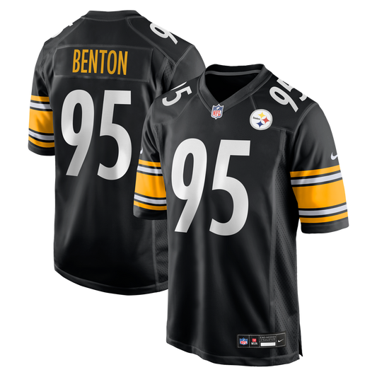 Men's Pittsburgh Steelers Keeanu Benton Nike  Black Team Game Jersey - Image 1