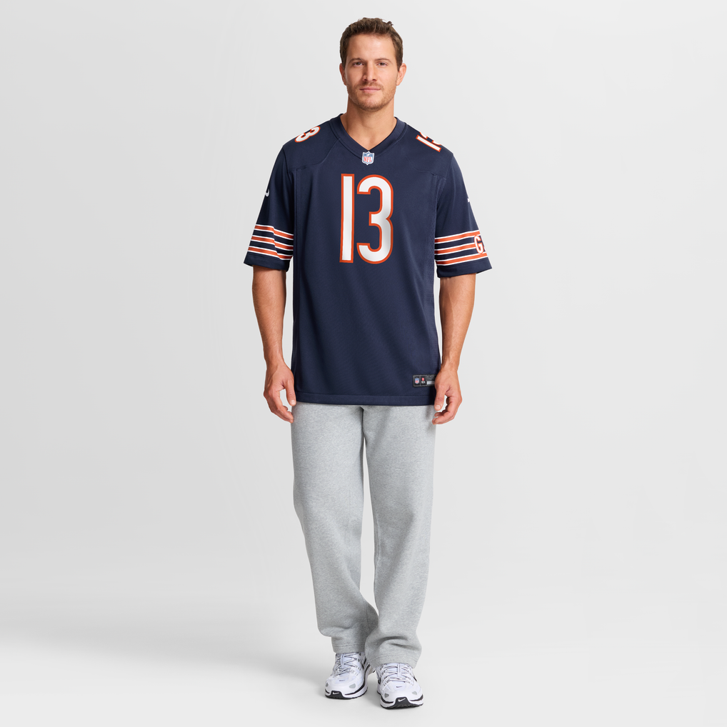 Men's Chicago Bears Keenan Allen Nike Navy Team Game Jersey - Image 8