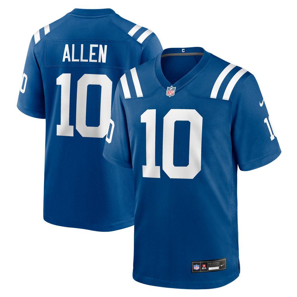 Men's Indianapolis Colts Keenan Allen Nike Royal Team Game Jersey - Image 2