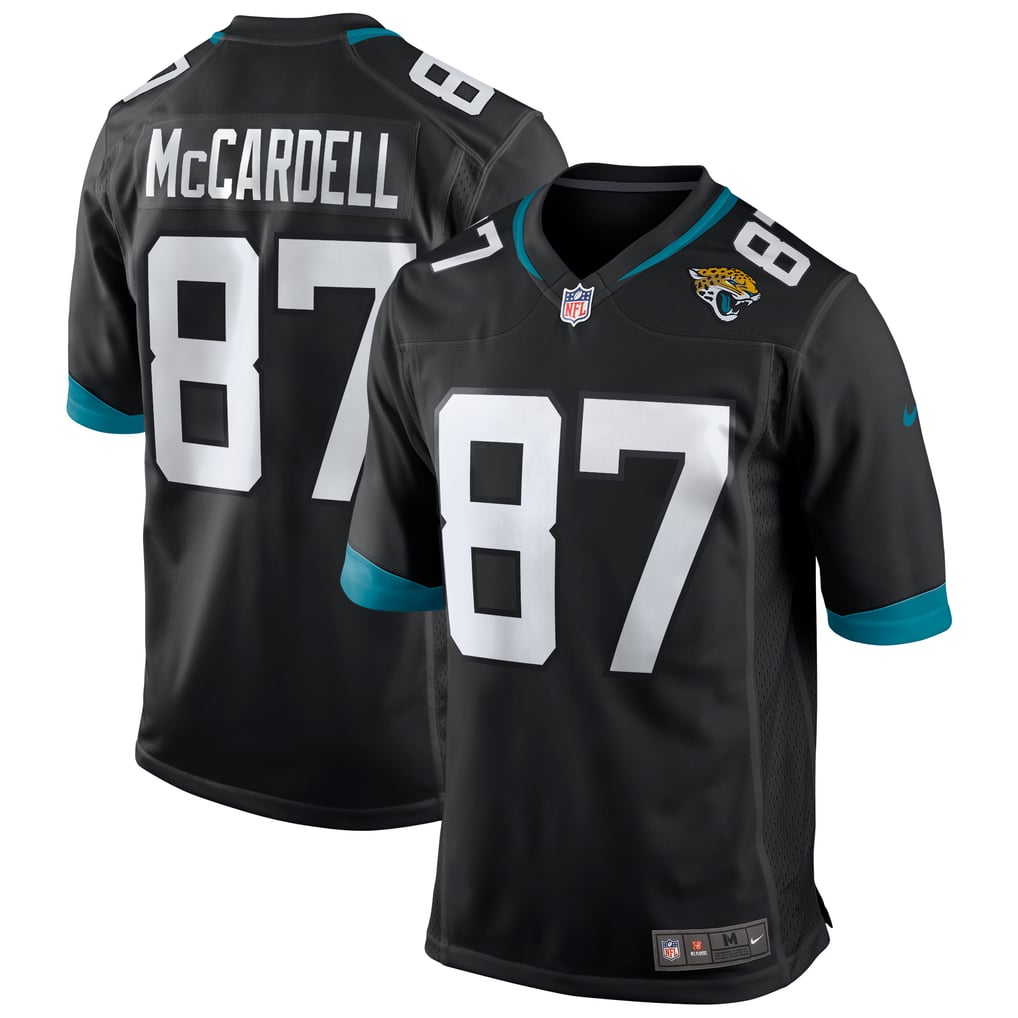 Men's Jacksonville Jaguars Keenan McCardell Nike Black Retired Player Alternate Game Jersey - Image 1